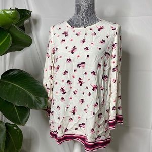Floral Print Joules Blouse 3/4 Length Sleeve
